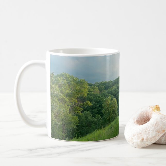 Mug Pine Bend Bluff Surplombant Vallée Bois (Avec donut)