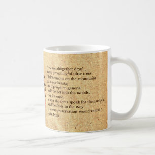 Mug Pine Cone Et John Muir Citation