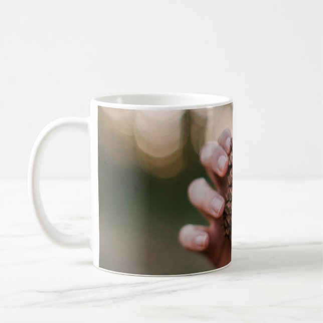 Mug Pine cône extérieur cône bois (Gauche)