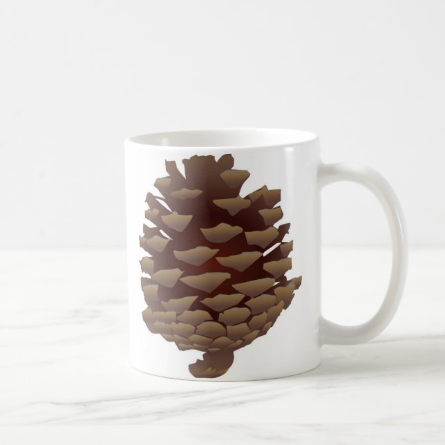 Mug Pinécone rustique (Droite)