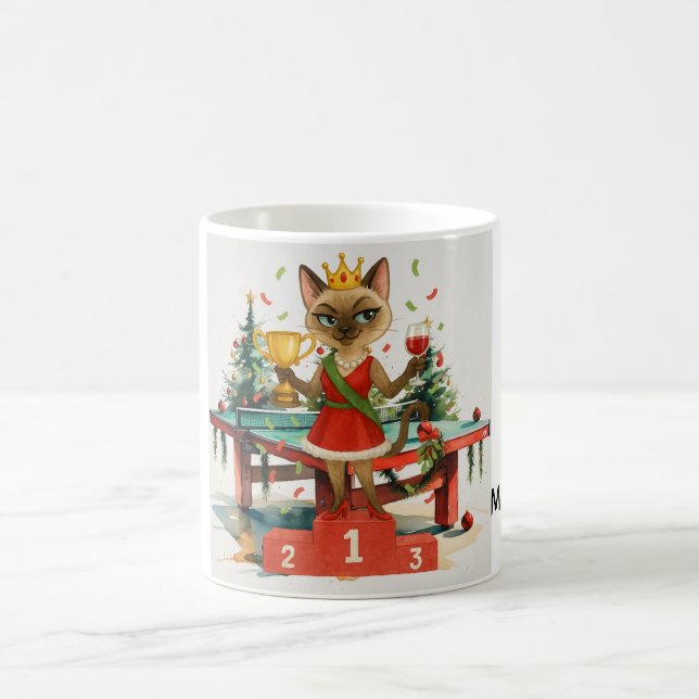 Mug Ping Pong thème de Noël (Centre)