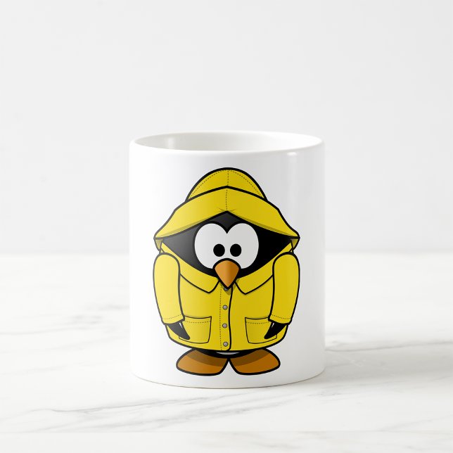 Mug Pingouin Dans Une Musique Raincoat (Créateur téléchargé)