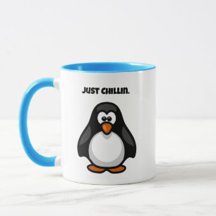 Mug Pingouin de dessin cool - Juste Chillin' Arctic Vi