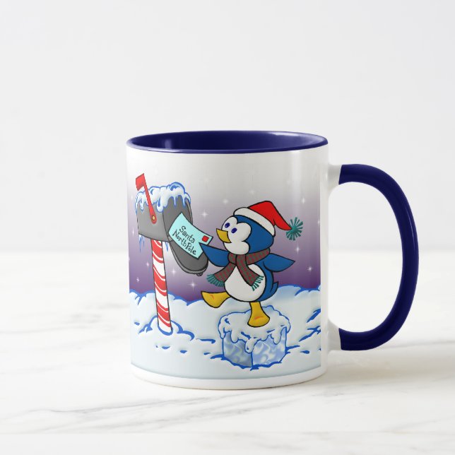 Mug Pingouin de Noël (Droite)