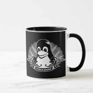 Mug Pingouin de Tux - (Linux, Open Source, Copyleft,