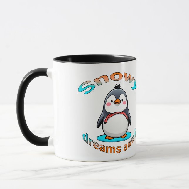 Mug Pingouin des neiges (Gauche)