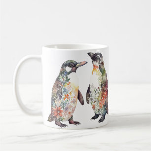 Mug Pingouin floral mou