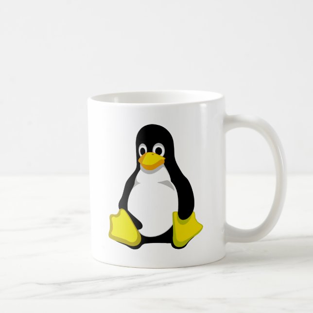 Mug Pingouin Linux Tux (Droite)