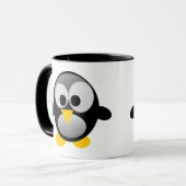 Mug Pingouin maladroit de Linux Tux (Devant gauche)