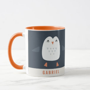 Mug pingouin mignon et festif personnalisé pour enfan