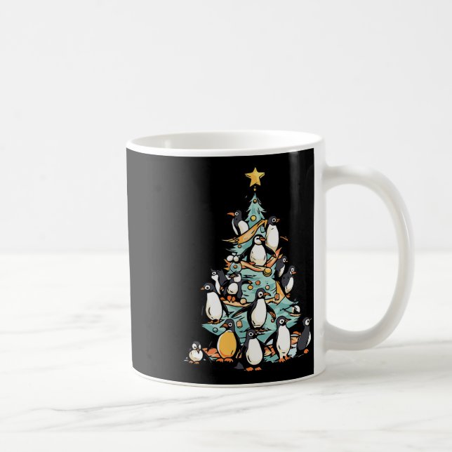 Mug Pingouin Noël Jour Ice Oiseau animal Père Noël (Droite)