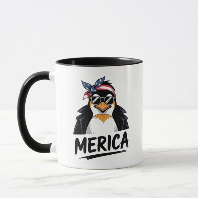 Mug Pingouin Résiste À La Manifestation Contre Les Pin (Gauche)