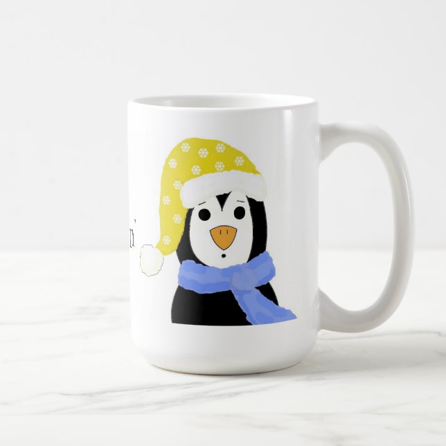 Mug Pingouin surpris - Juste Chillin' (Droite)