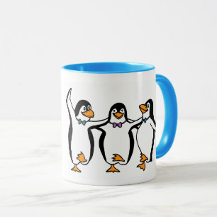 Mug Pingouins dansants Animés