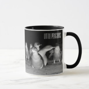 Mug Pingouins photo noir et blanc