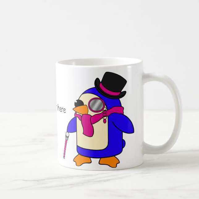 Mug Pingouins roses (Droite)