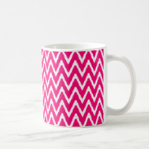 Mug Pink Asian Moods Ikat Chevrons