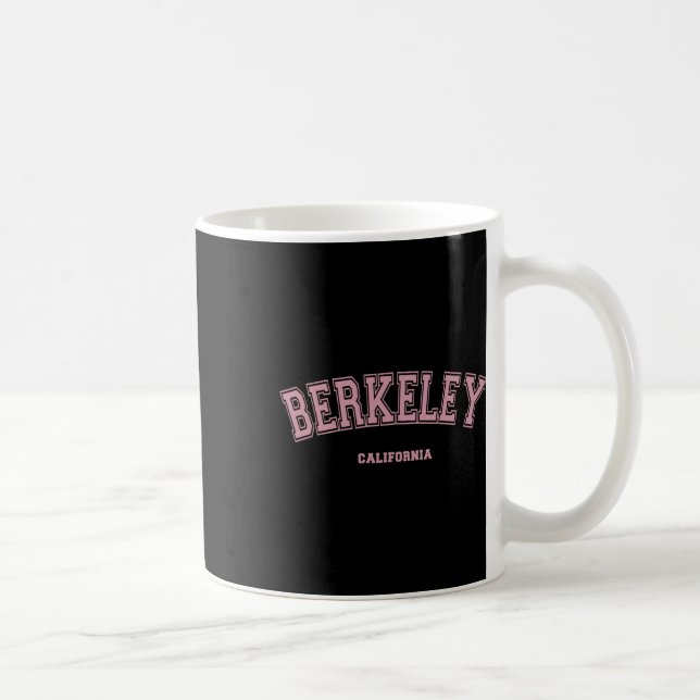 Mug Pink Berkeley California Ca Varsity Style On Berke (Droite)