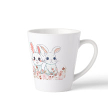 Mug Pink Bunny Latte