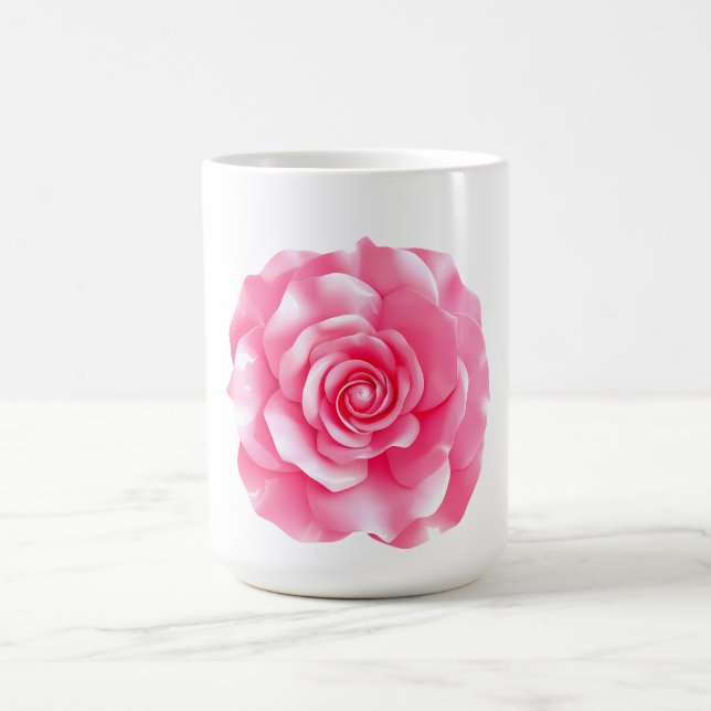 Mug Pink Camellia Bloom (Centre)