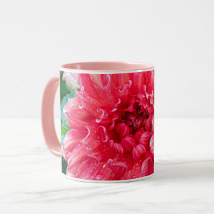 Mug Pink Dahlia Photographie, Beauté canadienne