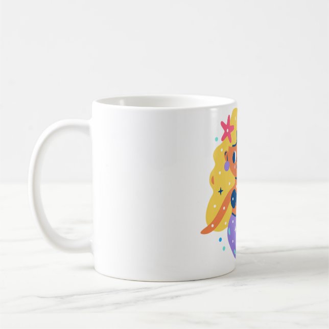 Mug Pink Fins mermaid (Gauche)