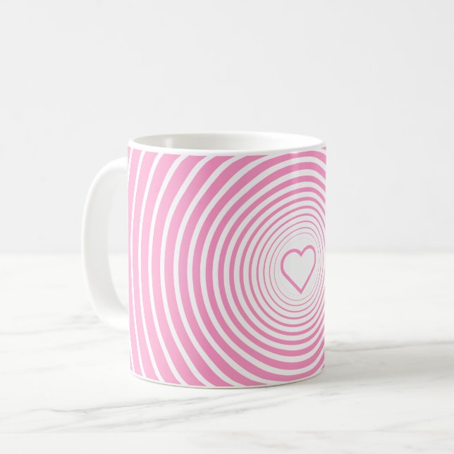 Mug Pink Love - Ajouter vos couleurs (Devant gauche)
