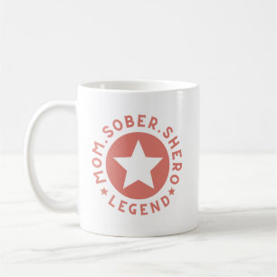 Mug PINK Maman Shero Legend Cadeau de Mère Sobriété