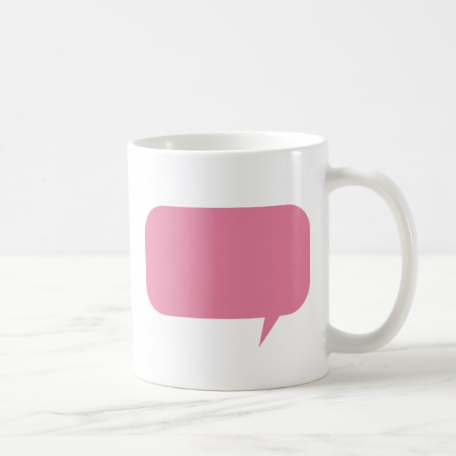 Mug Pink mange bubble custom saying vend (Droite)