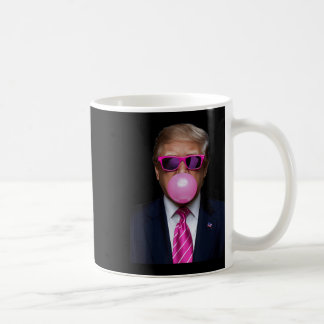 Mug Pink Trump Bubble Gum Gift 2024 Vote Président Fun