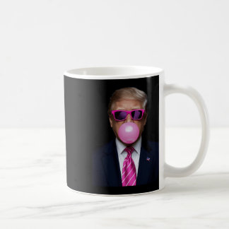 Mug Pink Trump Bubble Gum Shirt 2024 Vote Président Fu