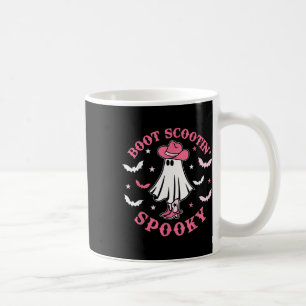 Mug Pink Western Halloween Cowboy Ghost Boot Scootin S