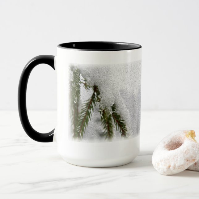 Mug Pins neigeux (Avec donut)