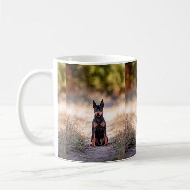 Mug Pinscher Nain Assis (Gauche)
