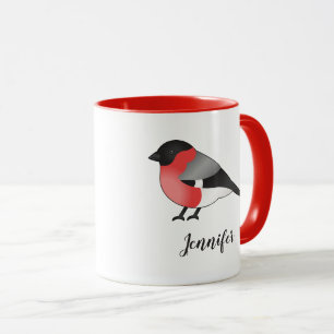 Mug Pinson Eurasien Bouvreuil Dessin Animé Mignon & No