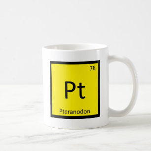 Mug Pinte - Symbole de Tableau périodique de dinosaur