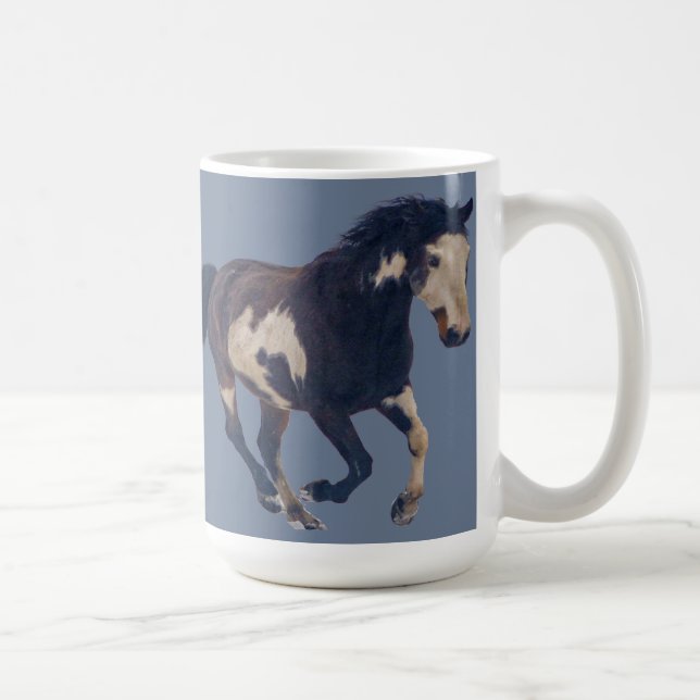 Mug Pinto American Paint Horse Wild Galloping (Droite)