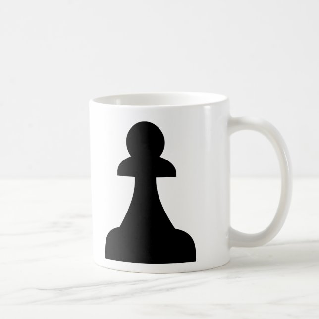 Mug Pion noir (1/8) (Droite)