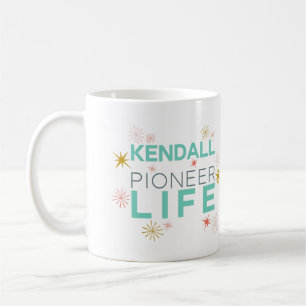 Mug Pioneer Life Sparkly - Nom personnalisé Kendall