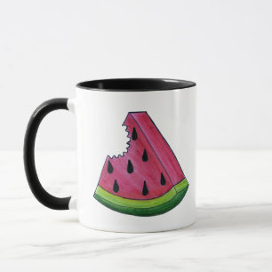 Mug Pique-nique de fruits juteux à la pastèque rose pe