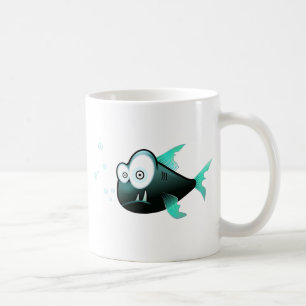 Mug Piranha de bande dessinée