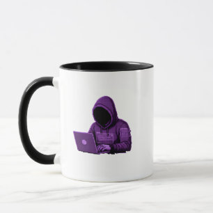 Mug Piratage de la cybersécurité Codage en sweat à cap