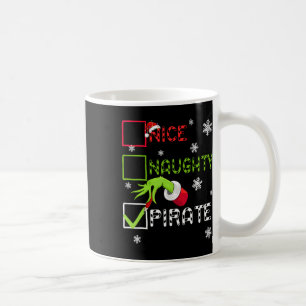 Mug Pirate de Noël drôle vilain Hommes Femmes Enfant