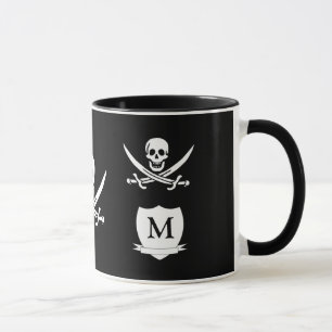 Mug Pirate et monogramme