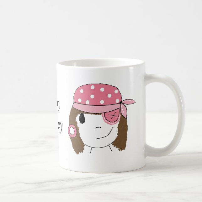 Mug Pirate Fille Rose (Droite)