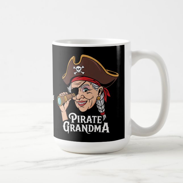 Mug Pirate grand-mère drôle grand-mère Halloween costu (Droite)
