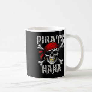 Mug Pirate Nana Jolly roger Drapeau Et Crossbones Crân
