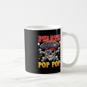 Mug Pirate Pop-pop Skull Crossbones Halloween Costume