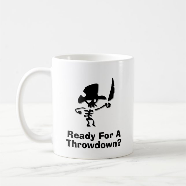 Mug Pirate Prêt Pour Un Coup De Fouet (Gauche)