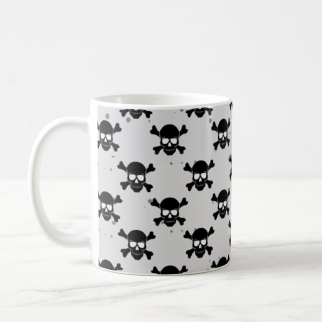 Mug Pirate Style Skuls Motif (Gauche)